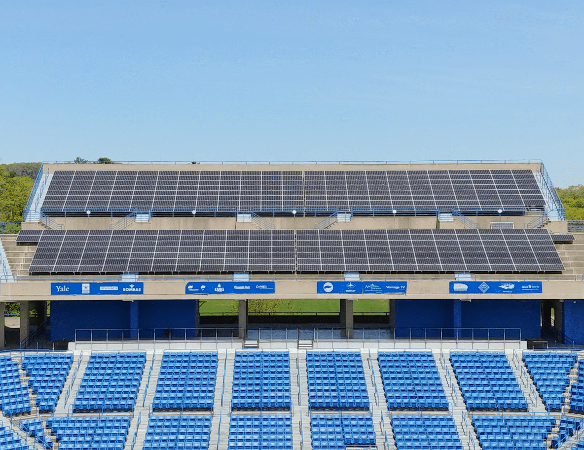 119.7 KW Solar Installation for the Connecticut Tennis Center