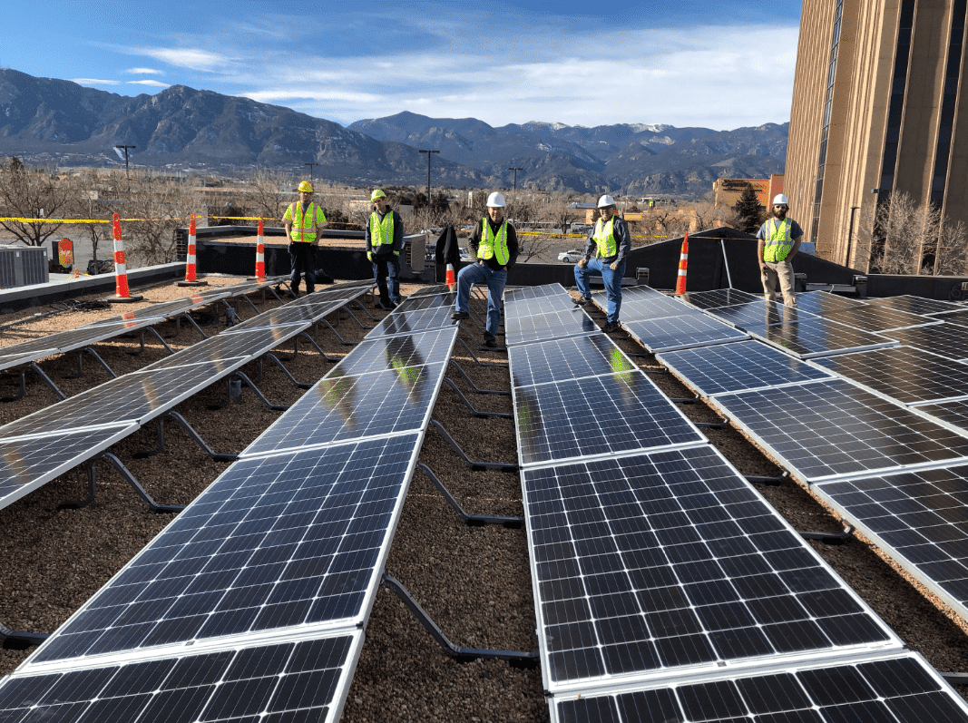 105 KW Solar Panel Installation at SCP Hotel in CO