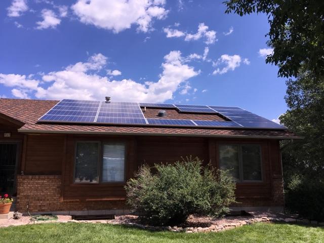 6 KW Residential Solar Panel Instal in Colorado Springs CO