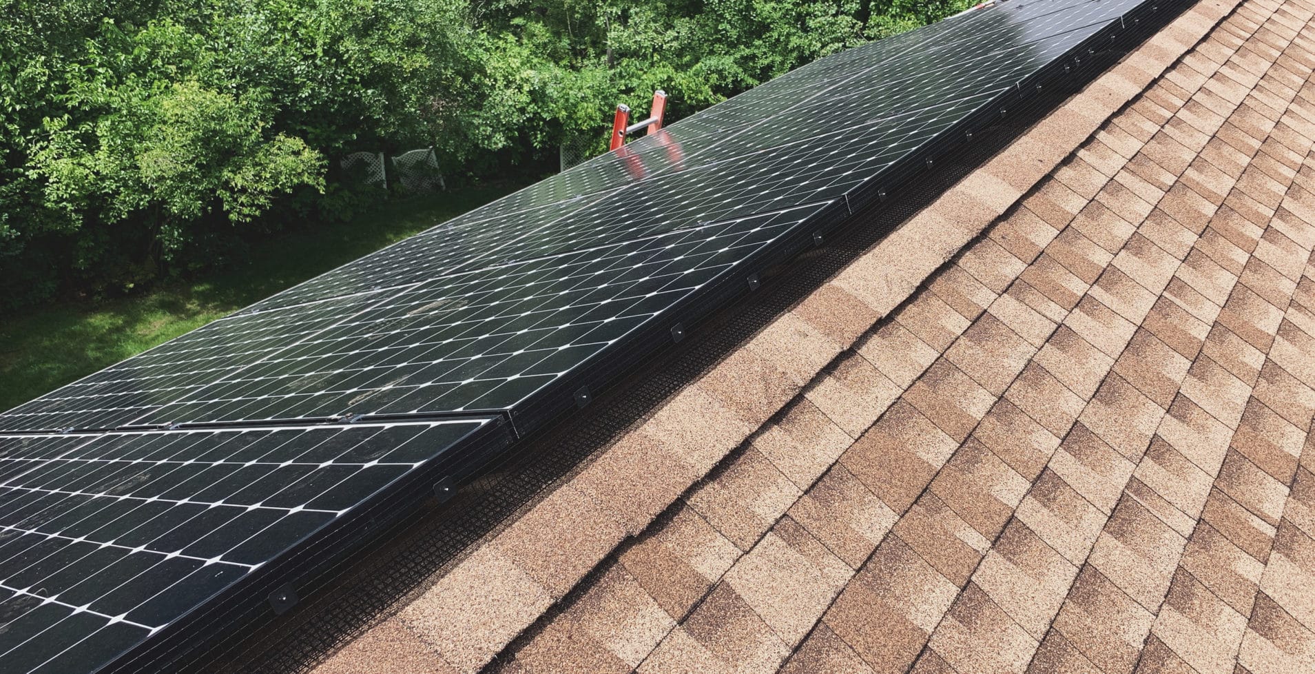 Critter Guard installed by Sunlight Solar Massachusetts on a rooftop solar system.